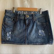 Guess Denim Mini Skirt