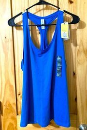 NWT - All In Motion size XL essential racerback tank in royal blue