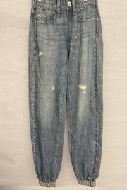 New Nwt Rag & Bone Pajama Jean Sweatpant Blue Miramar Glass Hill sz XXS 2XS