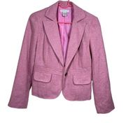 Copper Key Pink Wool Tweed Blazer size Medium