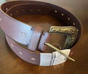 NWOT Frye Black Leather Western Belt Womens DC1260C Small