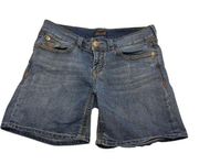 Seven7 jean distressed medium wash   shorts size 12