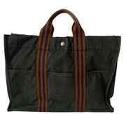 HERMES Canvas Tote Bag