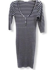 Heart & Hips Tilly's Striped Bodycon Dress