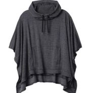 Athleta Blissful Poncho Charcoal Size Medium