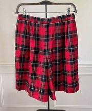 Vintage Pendleton Authentic Wallace Plaid Walking Shorts Front Pleat Bermuda S 8