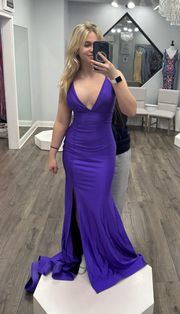 PURPLE  PROM DRESS