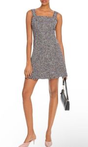 Tweed Sequin Mini Dress