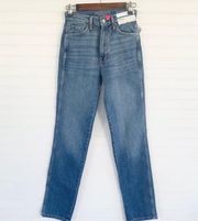 Arizona Jean Co. 90s straight highest rise slim blue jeans size 1 