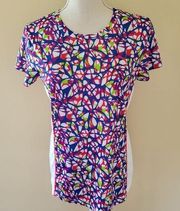 Puma bold printed activewear tee size medium