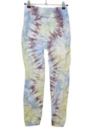 Tory Burch Tory Sport Tie Dye Legging Multicolor 7/8 Seamless Women’s Size M