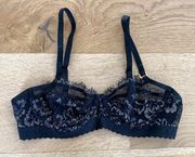 Lounge Underwear Lace Bra in Black