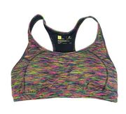 Xersion Racerback Sports Bra Multi Color Size Large