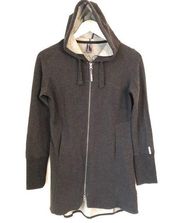 Mondetta Gray Hoodie Zip Up Jacket Small