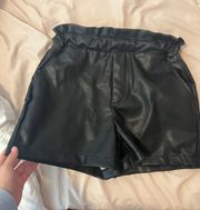 Leather Shorts