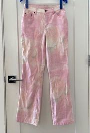 Vintage Jeanology  Jeans Artsy Ombre Multicolor Vintage Y2K Size 6