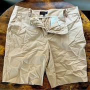 Talbots | ladies khaki Bermuda style shorts. Size: 14