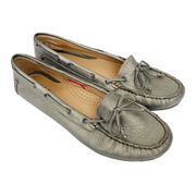 LL Bean Bronze Leather Loafer Moccasins Sz 8