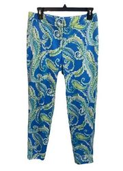 J.McLaughlin Paisley Print Ankle Pants