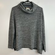 Maeve by Anthropolgie Grey Cowl Neck Grey Pullover Sweater Size XS