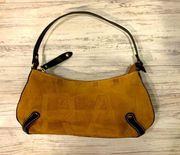 Isaac Mizrahi suede leather  shoulder bag