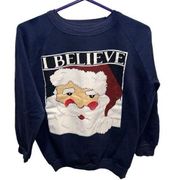 Vintage made in the USA Santa Claus sweatshirt size medium
