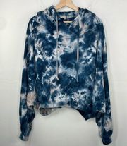 Young Fabulous and Broke  YFB Blue Tie Dye Rassia Sweatshirt Hoodie Medium/Large