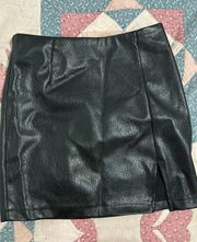 Leather Skirt