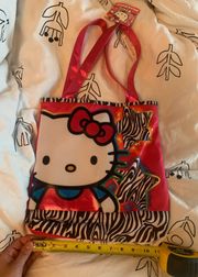 NWT Large Waterproof  Vinyl Star zebra  Tote