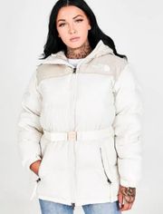 The North Face  Belted Nuptse Jacket