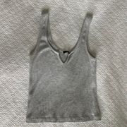 Gray Cotton Tank