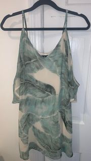 NWT  Palm Patterned Dress