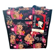 BETTY BOOP MICROFIBER CANVAS TOTE BAG WITH MINI COIN‎ BAG