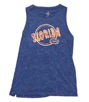 Colosseum Florida Gators Gator Nation Blue Tank Top M FL tank sleeveless sports tank top