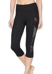 Splendid Activewear Yoga Striped Cross Capri