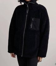 NEW VARLEY myla zip-through jacket in black