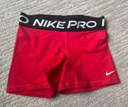 Red Pro Shorts