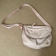 light pink crossbody purse