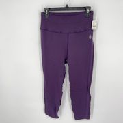 Free People  Movement Free Throw Legging NEW Womens Sz XL Blue Violet Ribbed