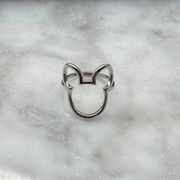 Silver Mickey  Ring