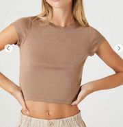 Forever 21  cropped crew tee