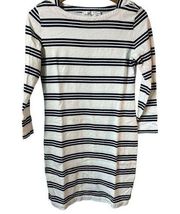 Vineyard Vines Women Blue White Stripe 💯 cotton Dress in size xxs