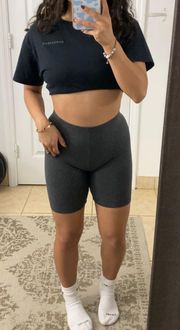 Target Charcoal Gray Biker Shorts