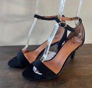 Black Strappy Heels - NWT Size 8.5