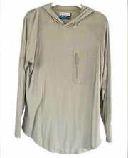 Magellan outdoors sport fishing boyfriend fit hooded long sleeved shirt XL