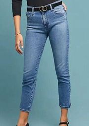 Ag Anthropologie the Stevie high rise ankle jeans 29p