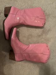 Pink Cowgirl Boots 