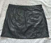 Leather Skirt