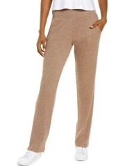 💕ZELLA💕 Mia Ribbed Straight Leg Pants ~ Tan Gingersnap XL NWT