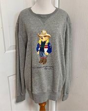 Polo Ralph Lauren Cowboy Bear Crewneck Sweatshirt